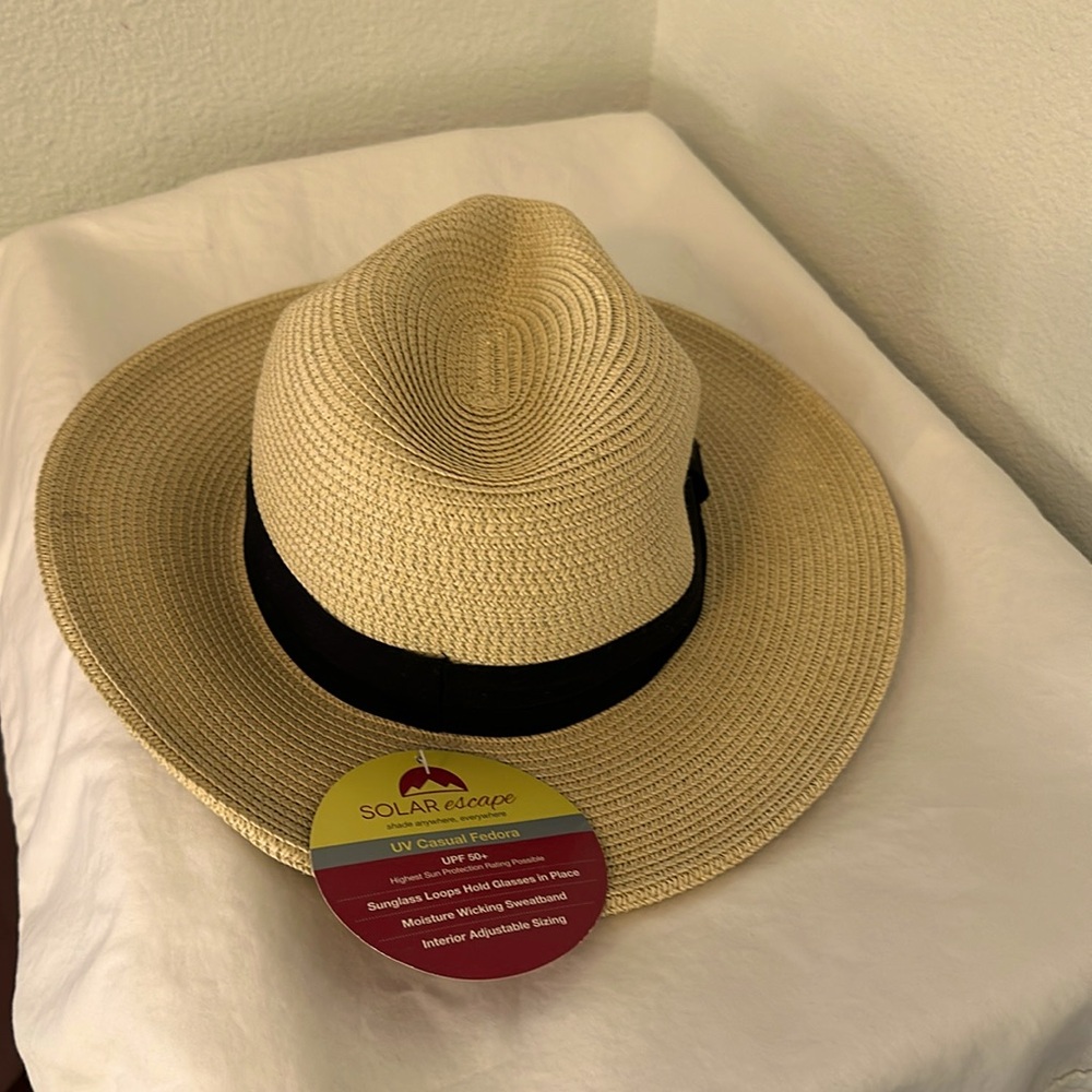 Solar escape, the sun cap, great for laying out by the pool on,vacations, hiking
